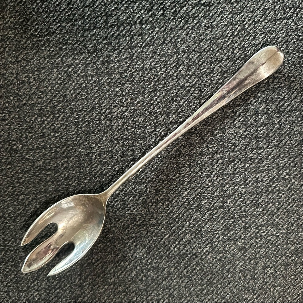 EP Zinc silver plated serving spork spoon fork utensil